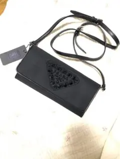 希少 新品 PRADA プラダ ウォレットショルダー 財布 長財布