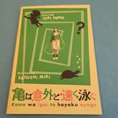 映画パンフレット　亀は意外と早く泳ぐ　上野樹里　蒼井優　美品