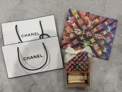 CHANEL ショッパー 2枚 LOUIS VUITTON ギフトボックス