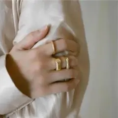 ゴールド リング 三点セット