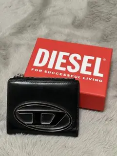 DIESEL ブラック 二つ折り財布
