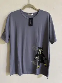 新品未使用 体型カバー くまのイラスト付き半袖Tシャツ Lサイズ ゆったり