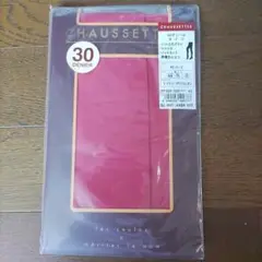新品未使用!カラータイツ(ローズ )30デニール