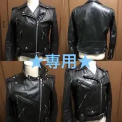ハーレダビッドソン本革Wライダース:バイカーBIKERチョッパーchopper