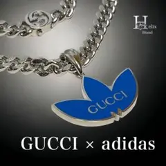 新品未使用✨グッチ×アディダス ネックレス トレフォイルロゴ グリーン 2025年最新】adidas g ネックレスの人気アイテム - メルカリ