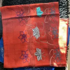 DRIES VAN NOTEN シルク　花柄　スパンコール刺繍　ストール DRIES VAN NOTEN シルク花柄スパンコール刺繍ストール