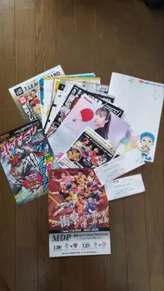 プログラム　Tリーグ　卓球　2025-2026　開幕戦