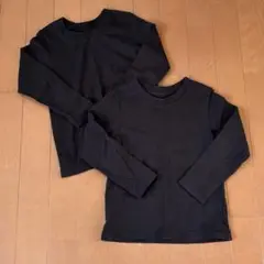 子供服　ロンティ　黒ティ 110cm 2枚セット