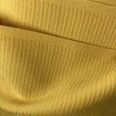 リブ編み イエロー生地 1.5メートル