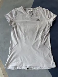adidas CLIMACOOL ホワイト Vネック Tシャツランニングテニス