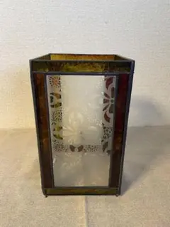 レトロ　ガラス　オブジェ　ランプ　①