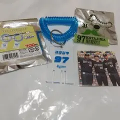 オリックス・バファローズ 97 古田島成龍 選手 銭湯風キーホルダー セット
