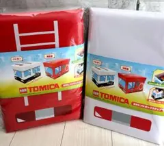 新品未開封♡トミカパトカー＆消防車デザイン収納ボックス♡