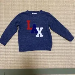 MPS LAX トレーナー 110cm ネイビー 裏起毛