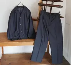 タグ付MAATEE&SONS夏のセットアップ甘撚りシャツ/パンツ定価81700円 タグ付MAATEE&SONS夏のセットアップ甘撚りシャツ/パンツ定価
