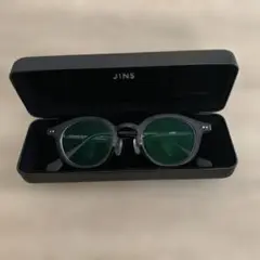JINS 目が小さく見えにくい眼鏡 ブラウン 度入り