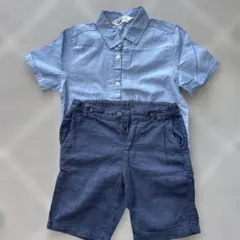 H&M 6-7Y シャツ　パンツ　コーデセット
