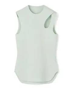 Mame kurogouchi 2022 hole knitted top マメ