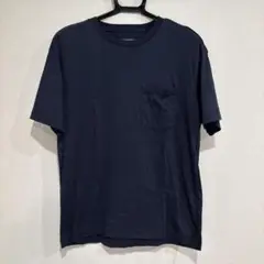 BANANA REPUBLIC ネイビー ポケットTシャツ S