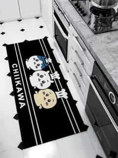 ★大人気★ Chikawa・マット★ブラック★【40センチ×120センチ】