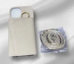 新品未使用iPhone15ショルダー紐付きケース