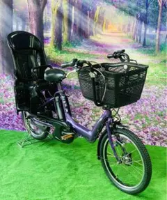 ○❷ 4411 新品長生き8.9A 新品日本製タイヤ20 子供乗せ電動自転車