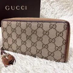 GUCCI 長財布　ウーブンウェブ　廃盤 入手困難・定価12万】GUCCI 長財布 ウーブンウェブ グリーン