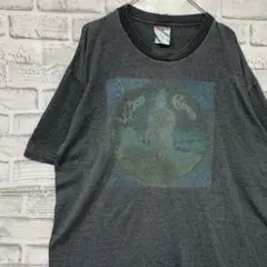 USA製90sヴィンテージTシャツ！シングルステッチ　グレー半袖古着　XL711