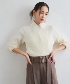 ロペピクニック　アイレットブークレコンパクトニット未使用