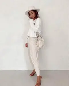 ALEXIA STAM 上下コーデ パンツ&ワッフルメキシカンパーカー