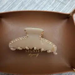 アレクサンドルドゥパリ　ベージュクリップ