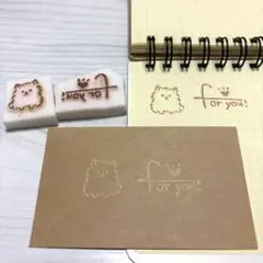 消しゴムはんこ　2個セット