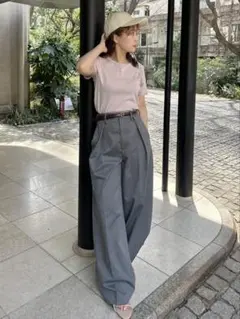 pierre cardin FRAY I.D グレー ワイドパンツ　サイズ0