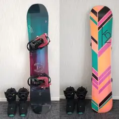 美品❗K2×サロモン レディース スノーボードセット★138cm+ブーツ付