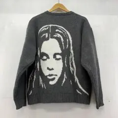 72▢X-girl FACE KNIT CARDIGAN TS0610-10