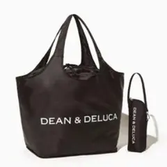 ☆DEAN&DELUCA☆GLOW付録 ブラックレジカゴバック＋保冷ボトルケース