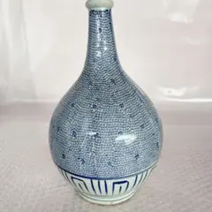 古伊万里　印判　微塵唐草　徳利　花瓶　H26.2㎝ Yahoo!オークション - 時代 古伊万里 白磁 大徳利 高 36cm 李朝