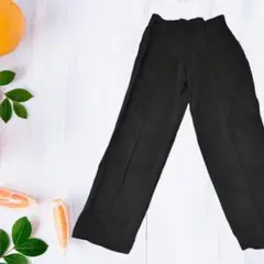 MODA CORRENTE　モーダコレンテ　パンツ　ボトムス　黒　Ⅿ　Ⅼ　古着