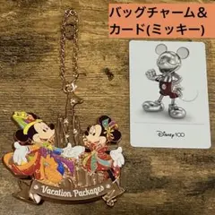 【ディズニー】40周年バッグチャーム＆ワンダーカードコレクション ミッキー1枚
