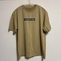 THE NORTH FACE ベージュロゴTシャツ
