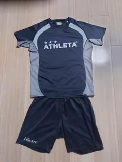 ATHLETA　プラシャツ&プラバン　サイズ160 ブラック/グレー