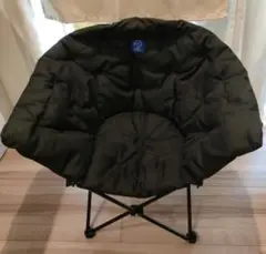 【美品】WHOLE EARTH　クラムチェア ブラック黒