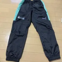 Puma ピステパンツ 黒グリーン130