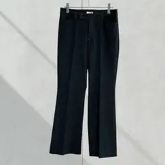 2474【エル】スラックス　パンツ　グレー　Ｌ　フォーマル　ビジネス　仕事