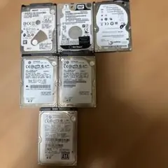 HGST WD5000LPLX 500GB 内蔵型HDDまとめて6個