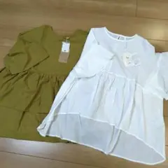 美品 フリルトップス まとめ売り 2枚