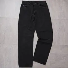 Wrangler ラングラー W34 ブラックデニム ボトム 黒 13163