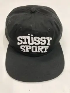 STÜSSY スポーツキャップ ブラック