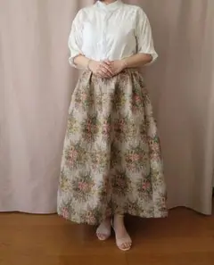 【正規販売前限定価格】ゴブランタックフレアスカート