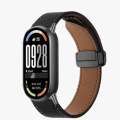 レザーバンド Xiaomi Smart Band 10/9/8 対応 交換バンド